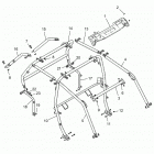 RZR TURBO 4 (Z20N4E92AL/AR/BL/BR) Chassis, cab frame - z20n4e92al  /  ar  /  bl  /  br (70...