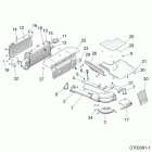 RZR TURBO 4 (Z20N4E92AL/AR/BL/BR) Engine, exhaust system - z20n4e92al  /  ar (c700391-1)