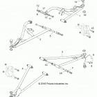 RZR TURBO 4 (Z20N4E92AL/AR/BL/BR) Suspension, front control arms - z20n4e92al  /  ar  /  b...