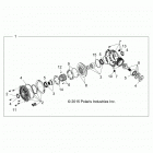 RZR TURBO 4 (Z20N4E92AL/AR/BL/BR/F92AL/AR) Drive train, front gearcase - z20n4e92al  /  ar  /  bl  ...
