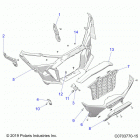 RZR TURBO PRO XP (Z21RAC92AL/BL/D92AM/BM/E92AS/BS) Body, front bumper - z21rac92al  /  bl  /  d92am  /  bm ...