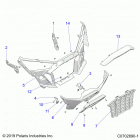 RZR TURBO PRO XP LT Body, front bumper - z20rab92lr  /  d92lc  /  e92lt (c07...