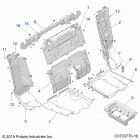 RZR TURBO PRO XP LT Body, rear closeoff - z20rab92lr  /  d92lc  /  e92lt (c0...