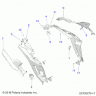 RZR TURBO PRO XP LT Body, rear fenders - z20rab92lr  /  d92lc  /  e92lt (c07...