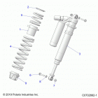 RZR TURBO PRO XP LT Suspension, front shock mounting - z20rad92lc (c0702882-...