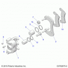 RZR TURBO PRO XP LT (Z20RAB92LR/D92LC/E92LT) Brakes, caliper, rear - z20rab92lr  /  d92lc  /  e92lt (...