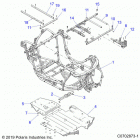 RZR TURBO PRO XP LT (Z20RAB92LR/D92LC/E92LT) Chassis, main frame and skid plates - z20rab92lr  /  d92...