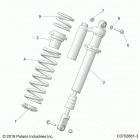 RZR TURBO PRO XP LT (Z20RAB92LR/D92LC/E92LT) Suspension, front shock mounting - z20rab92lr  /  e92lt ...