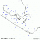 RZR TURBO PRO XP4 (Z20R4B92AC/BC/AR/BR/C92AC/BC/AR/BR/D92AC/BC/AR/BR/E92AH/BH/AT/BT) Engine, cooling routing, manifold - z20r4b92ac  /  bc  /...