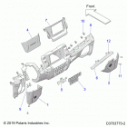 RZR TURBO PRO XP4 (Z20R4B92AC/BC/AR/BR/D92AC/BC/AR/BR/CAC/AR/BC/BR/EAH/AT/BH/BT) Body, dash lower - z20r4b92ac  /  bc  /  ar  /  br  /  d...