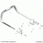 RZR TURBO PRO XP4 (Z20R4B92AC/BC/AR/BR/D92AC/BC/AR/BR/CAC/AR/BC/BR/EAH/AT/BH/BT) Body, grab bar, passenger - z20r4b92ac  /  bc  /  ar  / ...