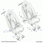 RZR TURBO PRO XP4 (Z20R4B92AC/BC/AR/BR/D92AC/BC/AR/BR/CAC/AR/BC/BR/EAH/AT/BH/BT) Body, seat belt mounting, front - z20r4b92ac  /  bc  /  ...