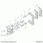 RZR TURBO PRO XP4 (Z20R4B92AC/BC/AR/BR/D92AC/BC/AR/BR/CAC/AR/BC/BR/EAH/AT/BH/BT) Brakes, caliper, rear - z20r4b92ac  /  bc  /  ar  /  br ...