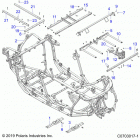 RZR TURBO PRO XP4 (Z20R4B92AC/BC/AR/BR/D92AC/BC/AR/BR/CAC/AR/BC/BR/EAH/AT/BH/BT) Chassis, main frame - z20r4b92ac  /  bc  /  ar  /  br  /...