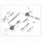 RZR TURBO PRO XP4 (Z20R4B92AC/BC/AR/BR/D92AC/BC/AR/BR/CAC/AR/BC/BR/EAH/AT/BH/BT) Drive train, main gearcase internals - z20r4b92ac  /  bc...