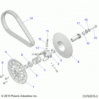 RZR TURBO PRO XP4 (Z20R4B92AC/BC/AR/BR/D92AC/BC/AR/BR/CAC/AR/BC/BR/EAH/AT/BH/BT) Drive train, secondary clutch - z20r4b92ac  /  bc  /  ar...