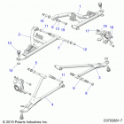 RZR TURBO PRO XP4 (Z20R4B92AC/BC/AR/BR/D92AC/BC/AR/BR/CAC/AR/BC/BR/EAH/AT/BH/BT) Suspension, front control arms - z20r4b92ac  /  bc  /  a...