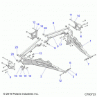 RZR TURBO S VELOCITY (Z20P4E92AC/BC) Suspension, rear control arms - z20p4e92ac  /  bc (c7007...
