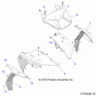 RZR XP Body, hood and front body work - z20nae99fc  /  e99nc  /...