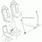 RZR XP Body, seat belt and mounting, tractor - z20nas99cc (7022...