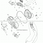 RZR XP Drive train, clutch cover and ducting - z20nae99fc  /  e...