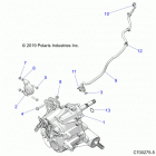 RZR XP Drive train, main gearcase mounting - z20nae99fc  /  e99...