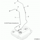 RZR XP 1000 (Z20NAE99AC/AL/AN/BC/BL/BN/M99AL/R99AZ/BZ/K99AF/AK/BF/BK) Body, fuel lines, std. - z20nae99ac  /  al  /  an  /  k9...