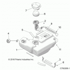 RZR XP 1000 (Z20NAE99AC/AL/AN/BC/BL/BN/M99AL/R99AZ/BZ/K99AF/AK/BF/BK) Body, fuel tank - z20nae99ac  /  al  /  an  /  bc  /  bl...