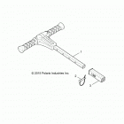 RZR XP 1000 (Z20NAE99AC/AL/AN/BC/BL/BN/M99AL/R99AZ/BZ/K99AF/AK/BF/BK) Body, grab bar, passenger - z20nae99ac  /  al  /  an  / ...