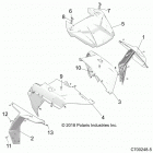 RZR XP 1000 (Z20NAE99AC/AL/AN/BC/BL/BN/M99AL/R99AZ/BZ/K99AF/AK/BF/BK) Body, hood and front body work - z20nae99ac  /  al  /  a...