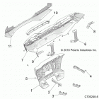 RZR XP 1000 (Z20NAE99AC/AL/AN/BC/BL/BN/M99AL/R99AZ/BZ/K99AF/AK/BF/BK) Body, rear bumper - z20nae99ac  /  al  /  an  /  bc  /  ...