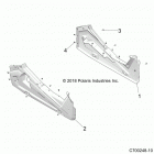 RZR XP 1000 (Z20NAE99AC/AL/AN/BC/BL/BN/M99AL/R99AZ/BZ/K99AF/AK/BF/BK) Body, rocker panels - z20nae99ac  /  al  /  an  /  bc  /...