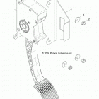 RZR XP 1000 (Z20NAE99AC/AL/AN/BC/BL/BN/M99AL/R99AZ/BZ/K99AF/AK/BF/BK) Engine, throttle pedal - z20nae99ac  /  al  /  an  /  bc...