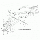 RZR XP 1000 (Z20NAE99AC/AL/AN/BC/BL/BN/M99AL/R99AZ/BZ/K99AF/AK/BF/BK) Suspension, front control arms - z20nae99ac  /  al  /  a...