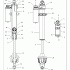 RZR XP 1000 (Z20NAE99AC/AL/AN/BC/BL/BN/M99AL/R99AZ/BZ/K99AF/AK/BF/BK) Suspension, front shock internals - z20nae99ac  /  al  /...