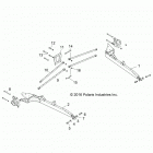 RZR XP 1000 (Z20NAE99AC/AL/AN/BC/BL/BN/M99AL/R99AZ/BZ/K99AF/AK/BF/BK) Suspension, rear control arms - z20nae99ac  /  al  /  an...