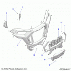 RZR XP 1000 TRACTOR/EU/ZUG (Z20NAE99FC/E99NC/S99CC/S99FC) Body, front bumper - z20nae99fc  /  e99nc  /  s99cc  /  ...