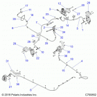 RZR XP 1000 TRACTOR/EU/ZUG (Z20NAE99FC/E99NC/S99CC/S99FC) Brakes, brake lines and master cylinder - z20nae99fc  / ...