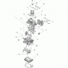 RZR XP 1000 TRACTOR/EU/ZUG (Z20NAE99FC/E99NC/S99CC/S99FC) Engine, crankcase and crankshaft - z20nae99fc  /  e99nc ...