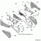RZR XP 4 1000 (Z20N4E99AC/AL/AN/BC/BL/BN/M99AL/K99AF/AK/BF/BK) Body, doors, front - z20n4k99af  /  ak  /  bf  /  bk (c7...