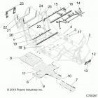 RZR XP 4 1000 POLAND (Z20N4E99NC) Chassis, main frame and skid plates - z20n4e99nc (c70028...