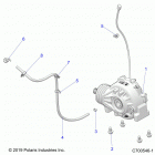 RZR XP 4 1000 POLAND (Z20N4E99NC) Drive train, front gearcase mounting - z20n4e99nc (c7005...