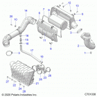 RZR XP 4 1000 POLAND (Z20N4E99NC) Engine, air intake system - z20n4e99nc (c701038)