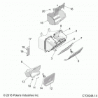 RZR XP 4 TURBO S Body, dash storage - z20p4l92ag  /  ap  /  bg  /  bp  / ...