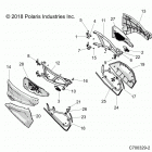 RZR XP 4 TURBO S Body, doors, front - z20p4l92ag  /  ap  /  bg  /  bp  / ...