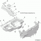 RZR XP 4 TURBO S Body, floor - z20p4l92ag  /  ap  /  bg  /  bp  /  lg  / ...