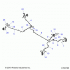 RZR XP 4 TURBO S Brakes, brake lines and master cylinder - z20p4l92ag  / ...