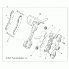 RZR XP 4 TURBO S Brakes, front caliper - z20p4l92ag  /  ap  /  bg  /  bp ...