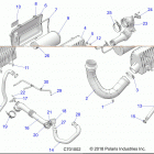 RZR XP 4 TURBO S Engine, air intake system - z20p4l92ag  /  ap  /  bg  / ...