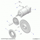 RZR XP 4 TURBO S Engine, starter - z20p4l92ag  /  ap  /  bg  /  bp  /  lg...